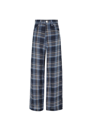 MARBELL belt-loops trousers - Blue