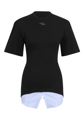 Ssheena layered T-shirt - Black
