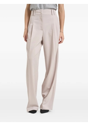Patrizia Pepe pleated wide trousers - Neutrals