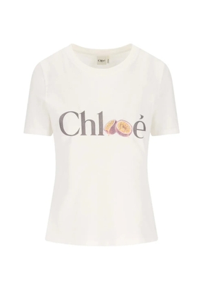 Chloé logo-print t-shirt - White