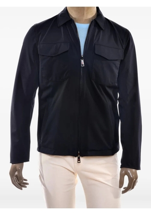 Kiton Ritik zip-fastening shirt jacket - Blue