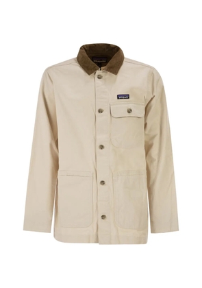 Patagonia corduroy-collar jacket - Neutrals