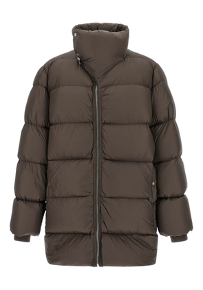 Rick Owens Turtle zip-front padded coat - Brown