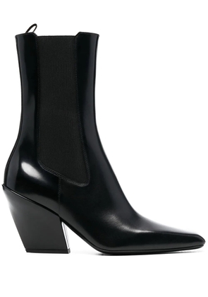 Prada 95mm sculpted heel boots - Black