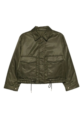 Michael Kors logo-plaque reversible jacket - Green