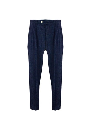 Incotex belt loops button trousers - Blue