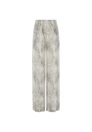 Federica Tosi snake-print trousers - Neutrals