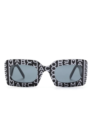 Marc Jacobs Eyewear Monogram rectangular-frame sunglasses - Black