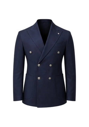 BHARNABA peak-lapel double-breasted blazer - Blue