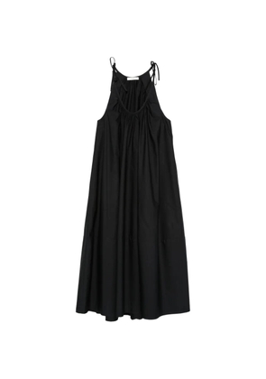 Co tie-straps gathered maxi dress - Black