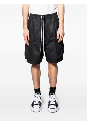 Rick Owens DRKSHDW Cargobela drawstring-waist cargo shorts - Black