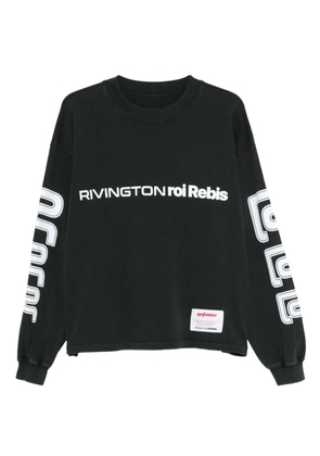 RRR123 logo-print sweatshirt - Black