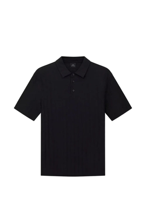 Armani Exchange short-sleeve polo shirt - Black
