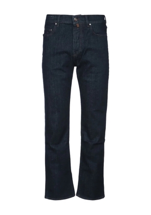 Jacob Cohën logo-patch jeans - Blue