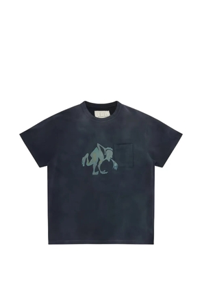ERL chest-pocket T-shirt - Blue