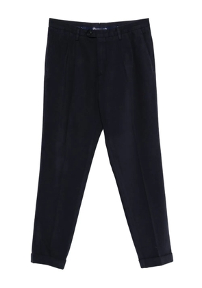Drumohr pleated cotton pants - Blue