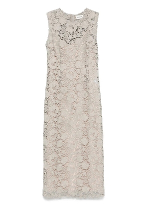 P.A.R.O.S.H. Peonia midi dress - Grey