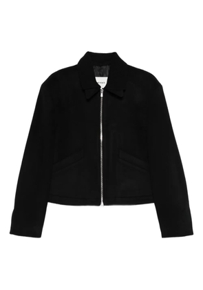 TONYWACK zip-front patch-pocket jacket - Black