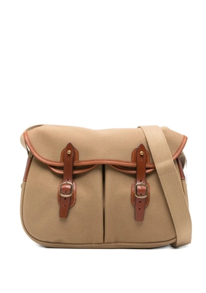 BRADY Ariel leather-trimmed shoulder bag - Brown