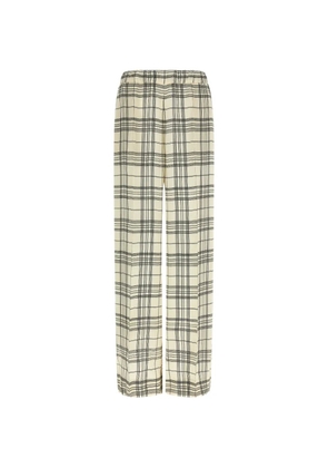 Jil Sander checked elasticated trousers - Neutrals