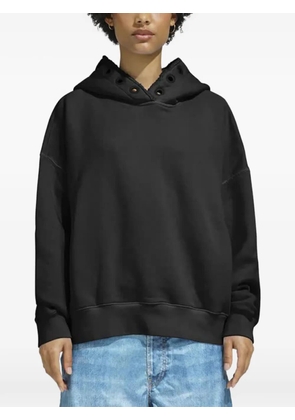 Khrisjoy eyelet-embellishment hoodie - Black