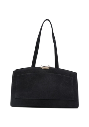 Benedetta Bruzziches large Serena front-pocket kiss-lock tote bag - Black