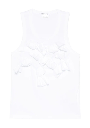 Comme Des Garçons Comme Des Garçons ruffled top - White