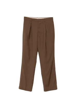 Berwich pleated trousers - Brown