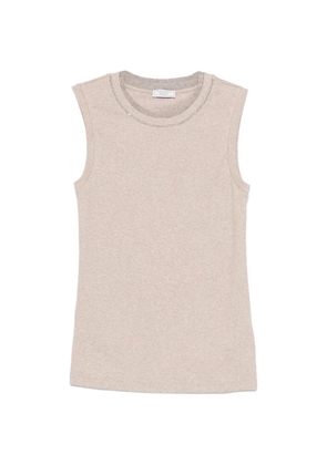 Peserico crystal-embellishment vest - Neutrals