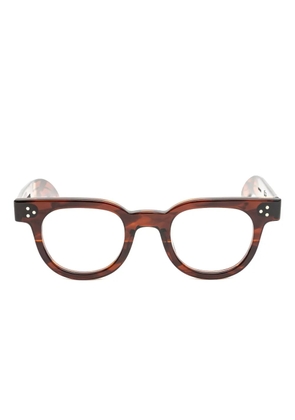 JULIUS TART OPTICAL round glasses - Brown