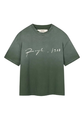 ROUGH. signature-print T-shirt - Green
