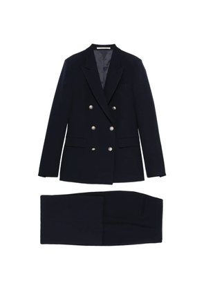 Tagliatore button double-breasted dress - Blue