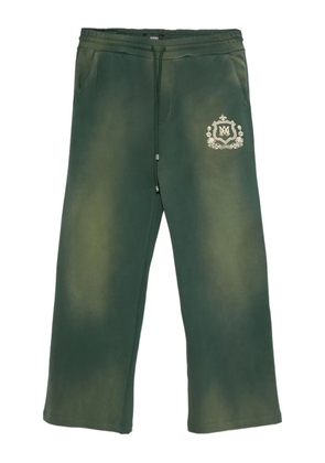 AMIRI MA crest-embellished track pants - Green