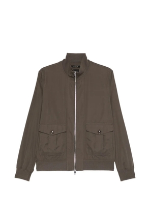 Montecore flap-pocket zipped jacket - Grey