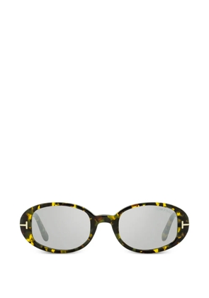 TOM FORD Eyewear Iggy oval-frame sunglasses - Brown