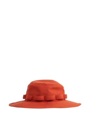 sacai embroidered-logo hat - Orange