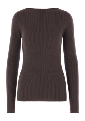 Rick Owens ribbed open-back top - Grey