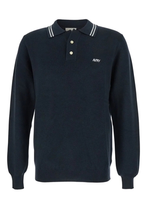 Autry embroidered-logo polo shirt - Blue