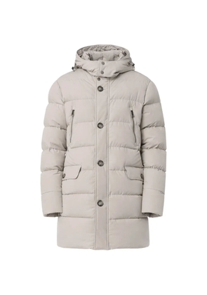Moorer Gorner-Kn hooded padded coat - Grey
