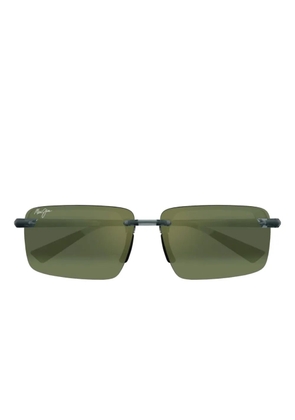 Maui Jim Laulima rimless square-frame sunglasses - Green