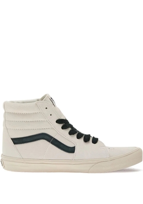 Vans suede-panel high-top sneakers - White