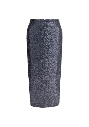 Semper sequinned pencil skirt - Grey