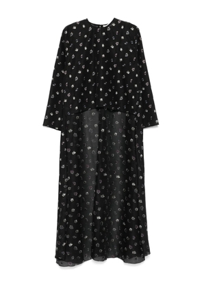 RACIL floral-print dress - Black