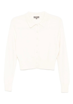 N.Peal Thea Collared cardigan - White