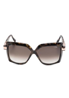 Cazal geometric-frame sunglasses - Brown