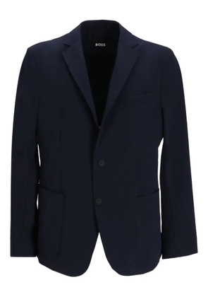 BOSS single-breasted blazer - Blue