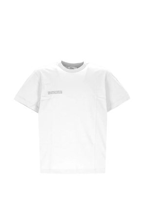 Pangaia 365 crew-neck text-print T-shirt - White