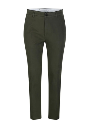 Department 5 pleated welt-pocket trousers - Green