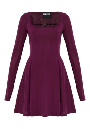 Versace Jeans Couture long-sleeve cut-out mini dress - Red