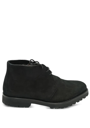 Andrea Ventura Pitti T suede lace-up boots - Black
